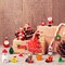 150 Pieces Christmas Miniature Figurines for Crafts Santa Snowman Figurines Mini Resin Landscape Bell Snowflake Christmas Tree Reindeer Gifts for DIY Crafts Winter Xmas Party Decor